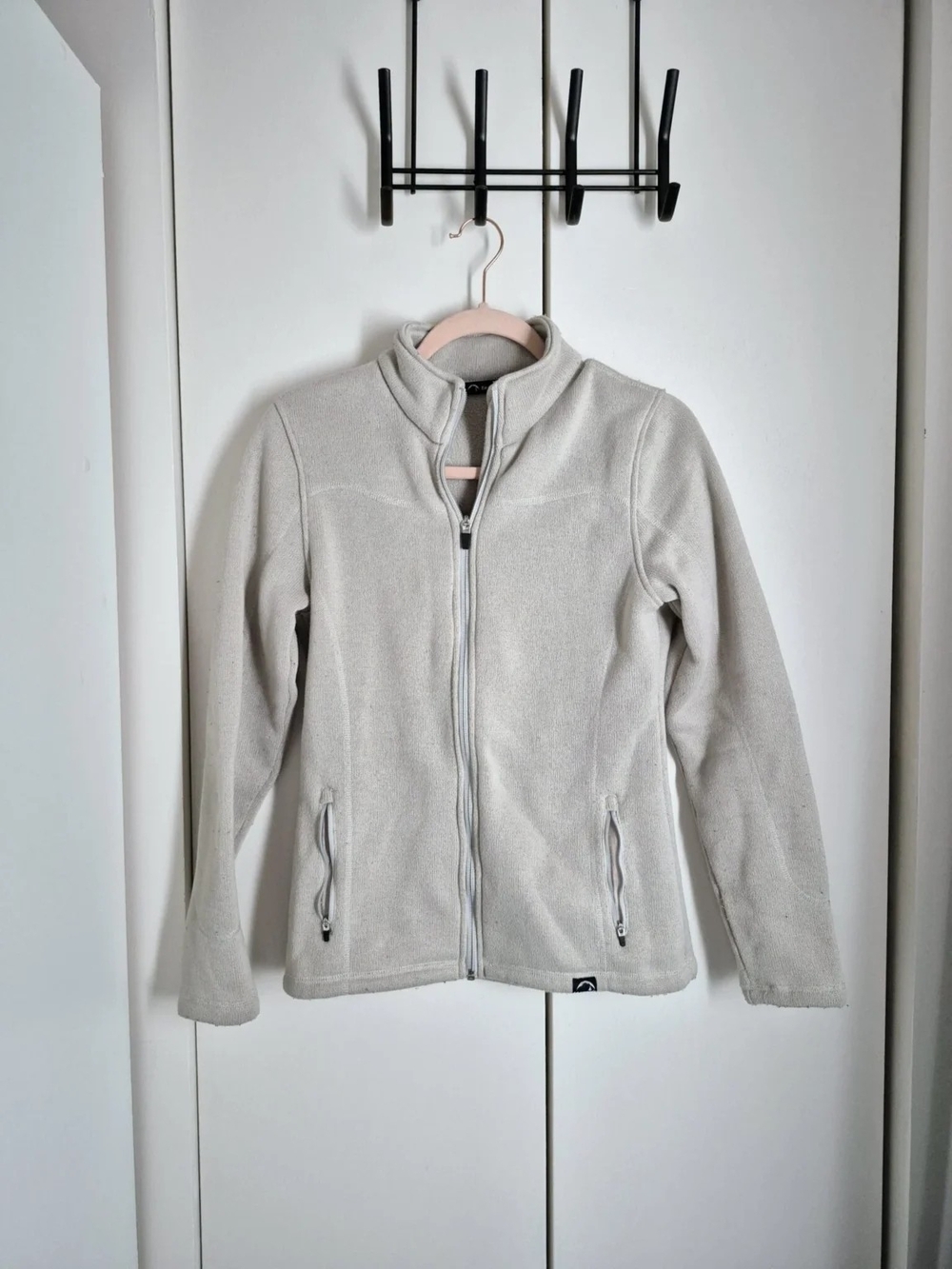 Light Gray Women’s Fleece Ski Jacket - Unbranded